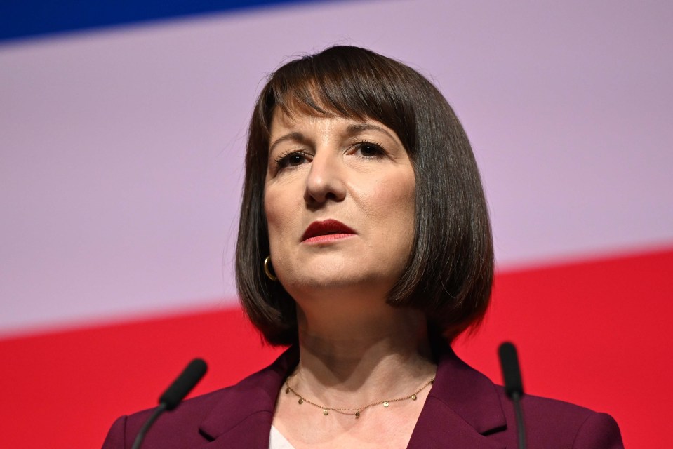 Rachel Reeves at labour party conference. She is Britain's first ever female Chancellor