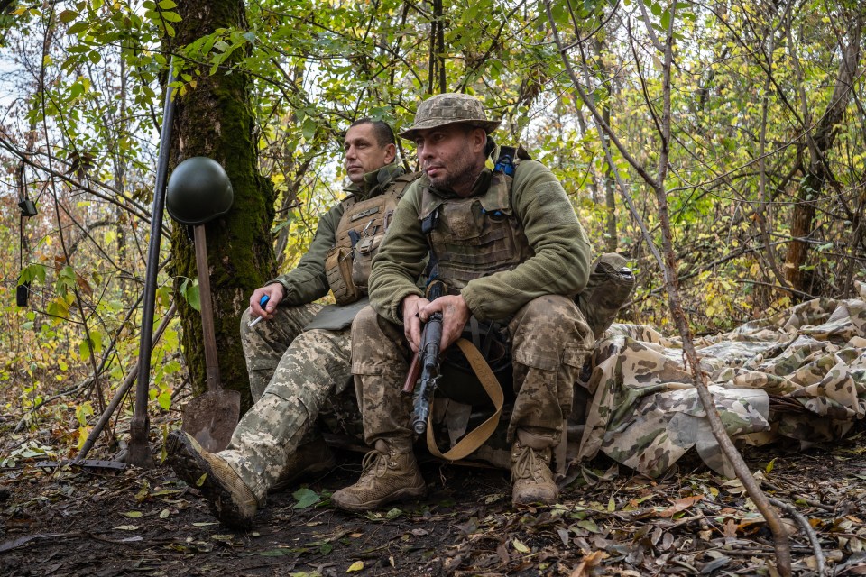 Brave Ukrainian soldiers are said to be eagerly waiting the November 5 results