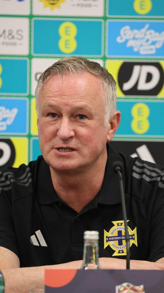 a man wearing a black shirt that says northern ireland