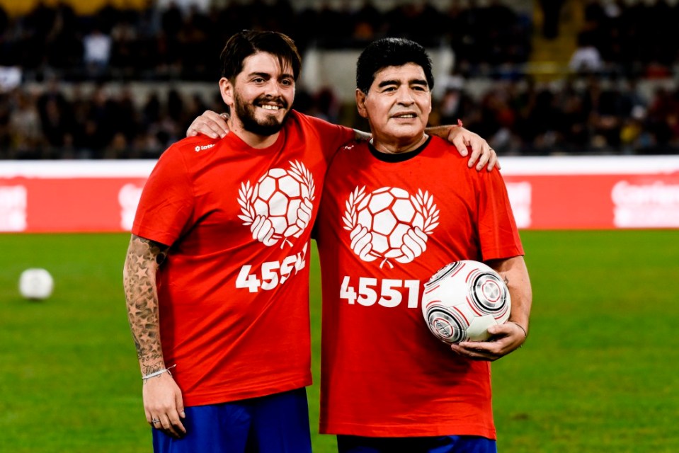 Diego Armando Maradona's son has been appointed of a team fighting relegation