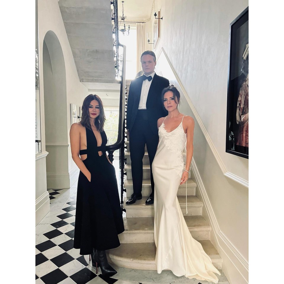 Victoria pictured in bridal-inspired gown ahead of Edward Enninful’s wedding