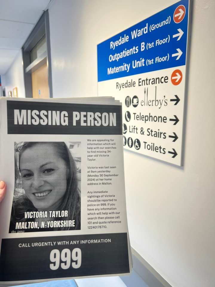 Searchers have been handing out missing person posters