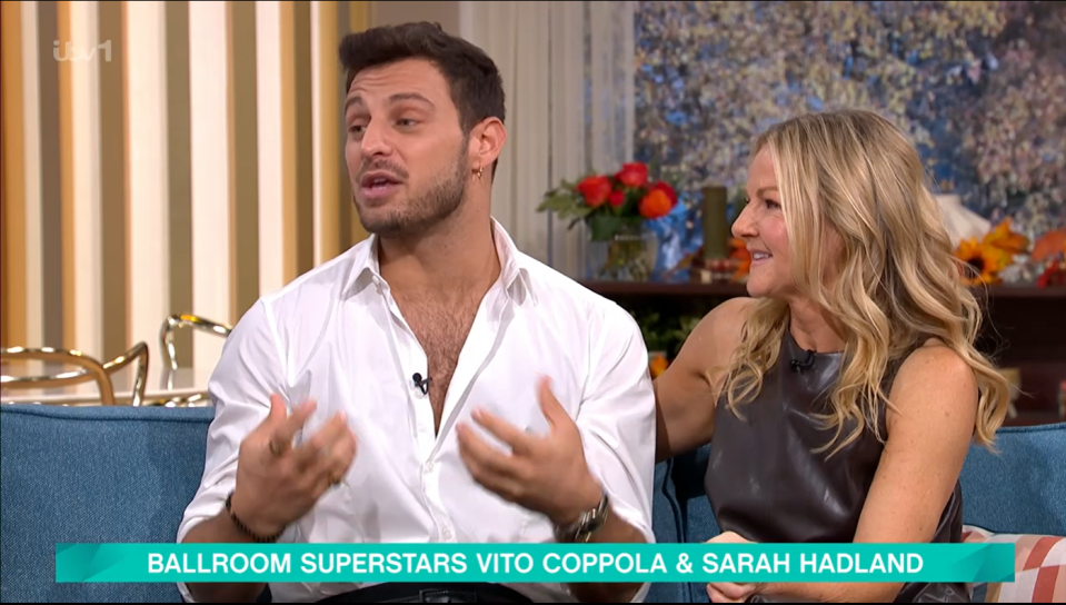 Vito Coppola has addressed the Katya Jones and Wynne Evans 'grope' shock