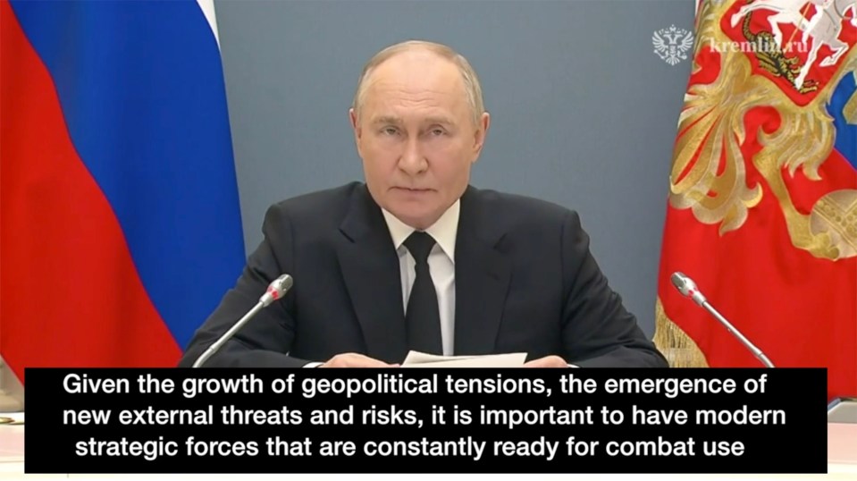 Vladimir Putin today ordered unscheduled strategic nuclear training drills