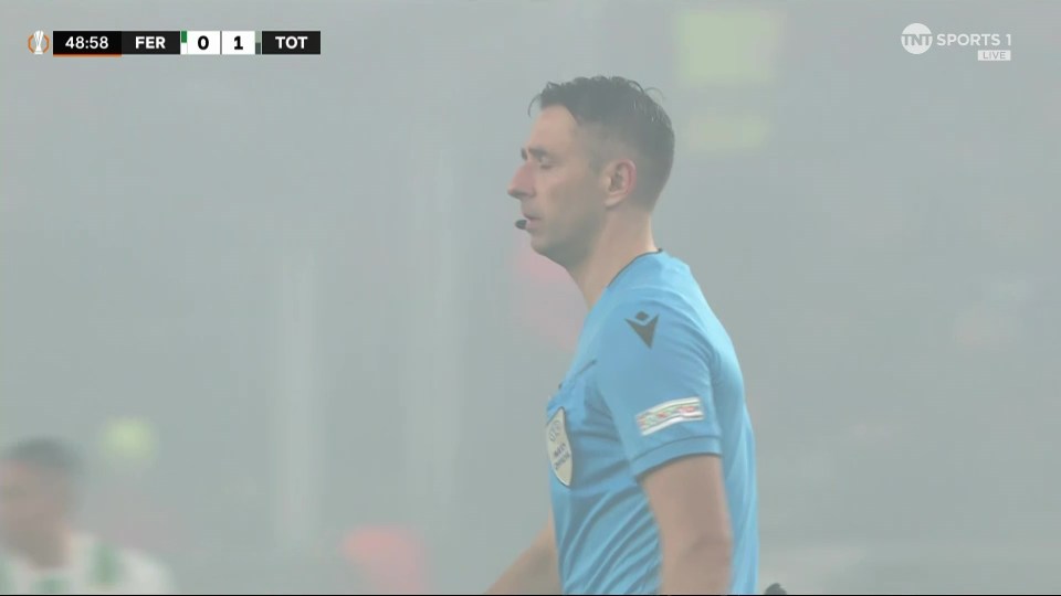 Referee Igor Pajac's face said it all