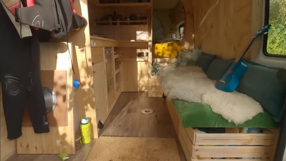 She decided to move into a van full-time after breaking up with her partner