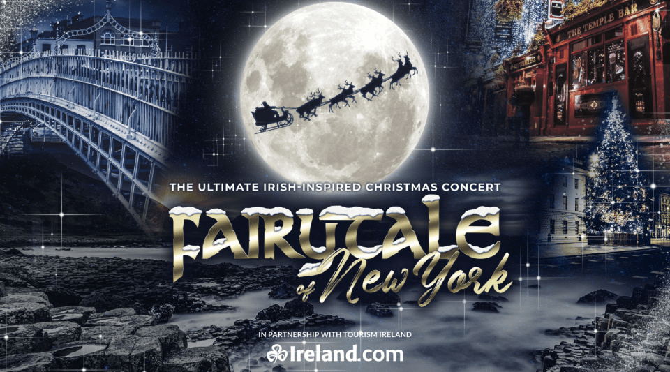 Fairytale of New York will feature lots of festive musical numbers, including 'Driving Home for Christmas' and 'Step Into Christmas' and, of course, 'The Fairytale of New York'