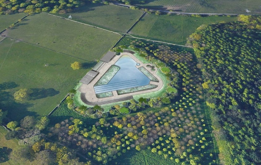 A new lido could replace a former reservoir in West Yorkshire