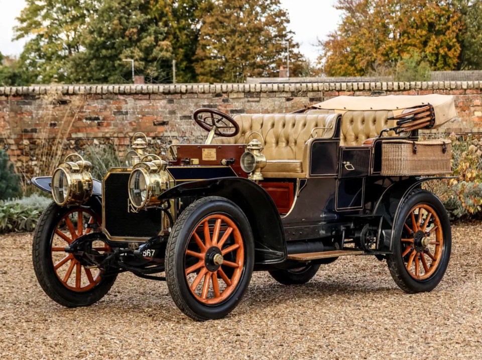 Built in 1904, the motor was imported to the UK in 1967 and was bought by its current owner in 1991