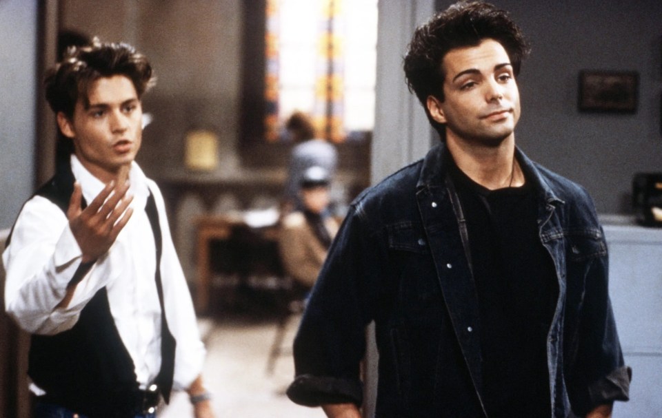 Johnny Depp and Richard in 21 Jump Street in 1988