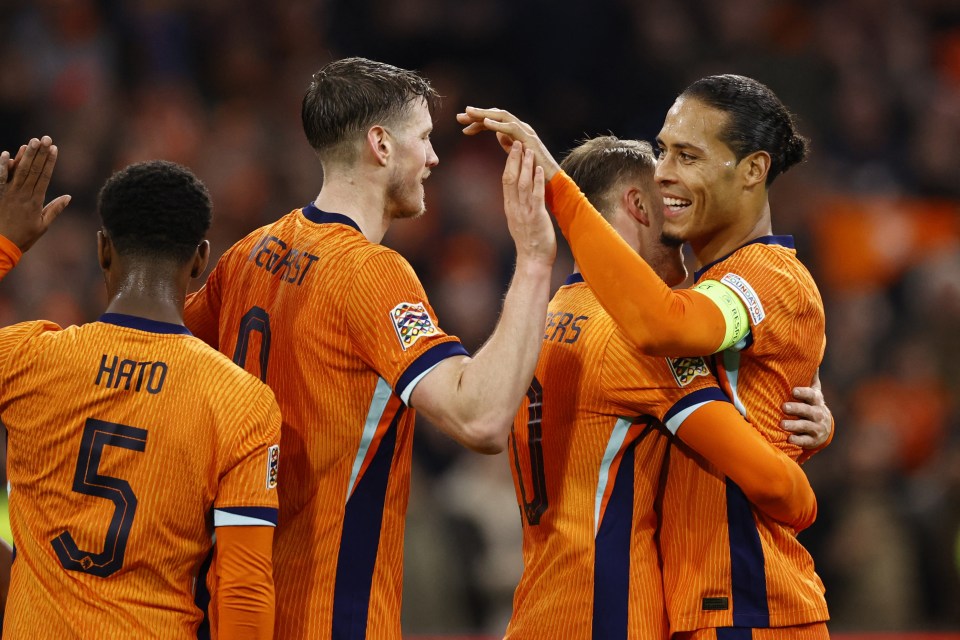 Netherlands ran out 4-0 winners in a match where football became an afterthought