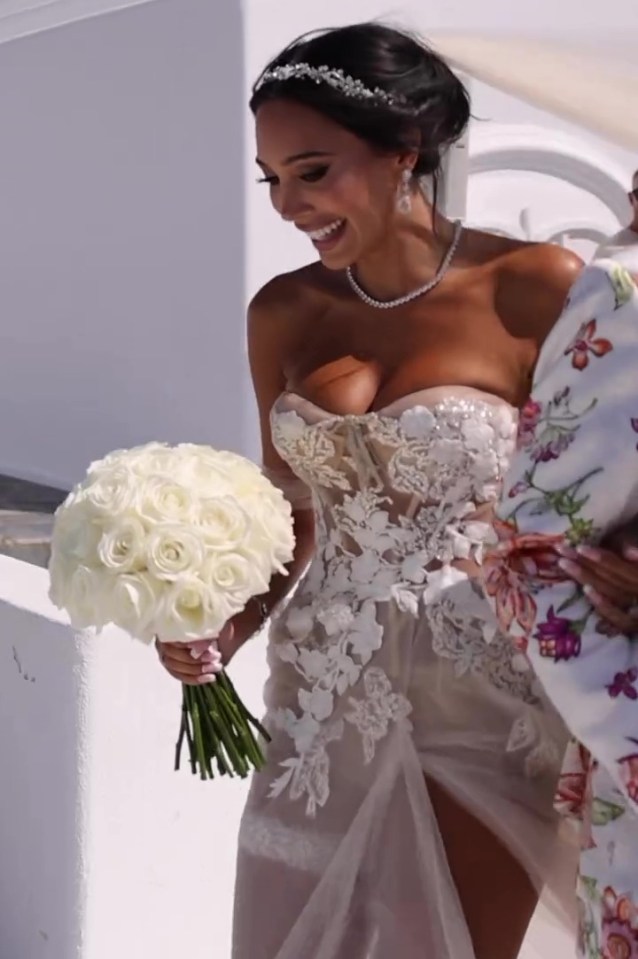 The bride was brutally slammed for her 'underwear' wedding gown