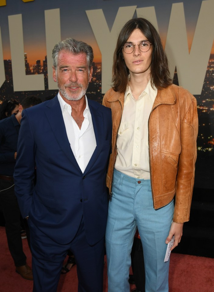 Hollywood's Piece Brosnan and his son Dylan