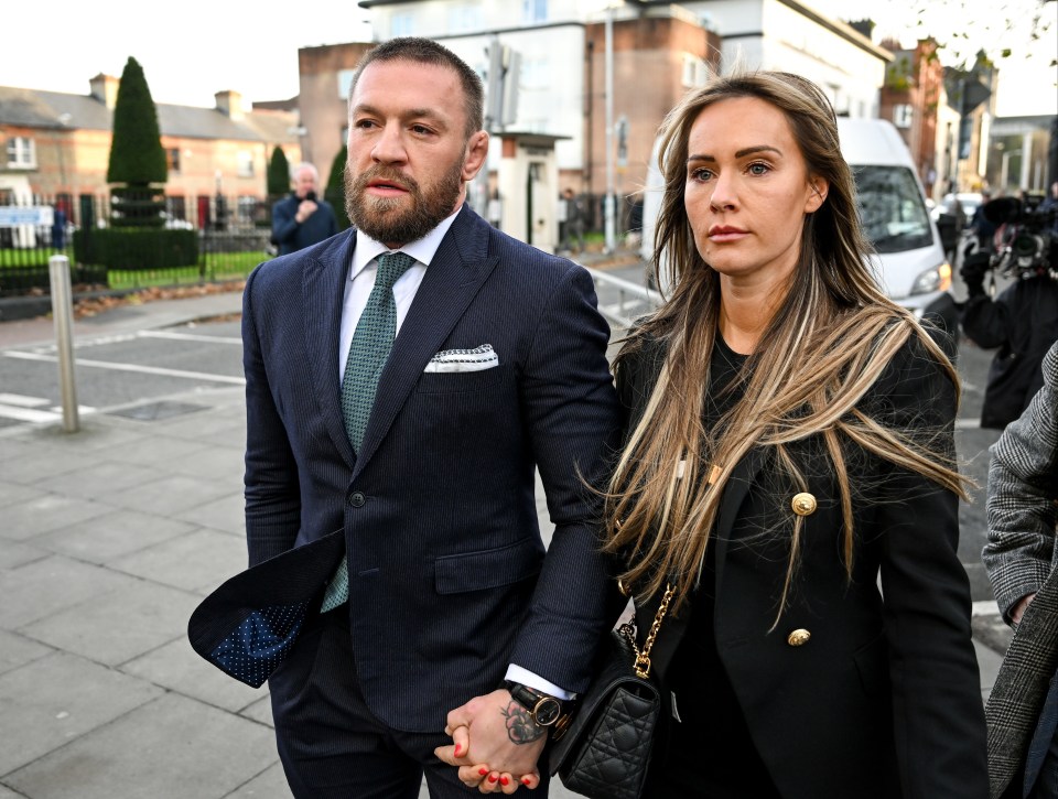 McGregor, with his partner Dee Devlin outside court