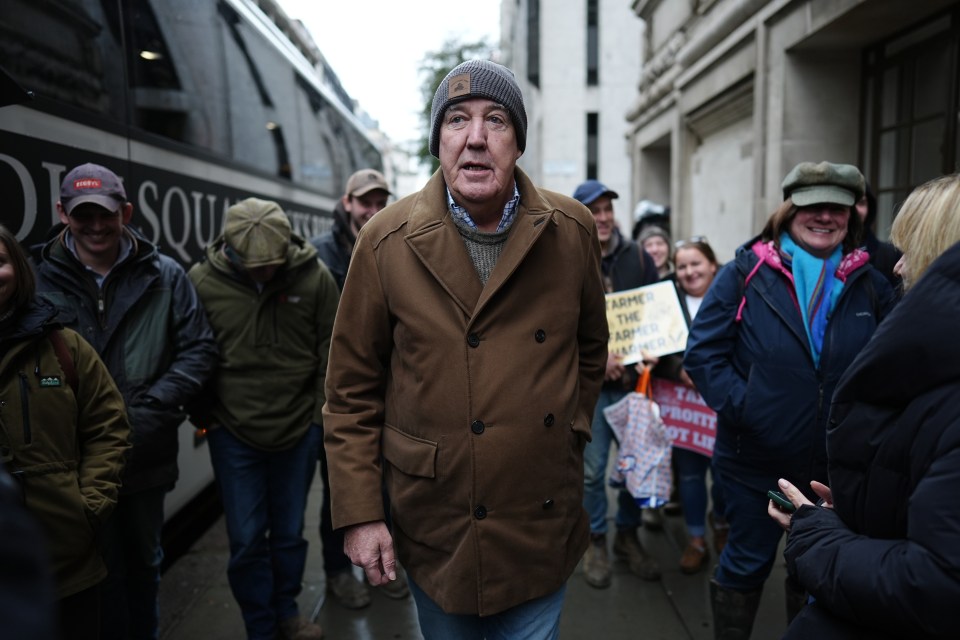 Jeremy Clarkson arriving in London last month