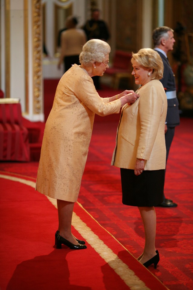 Barbara was made an OBE as part of the Queen's 2007 birthday honours