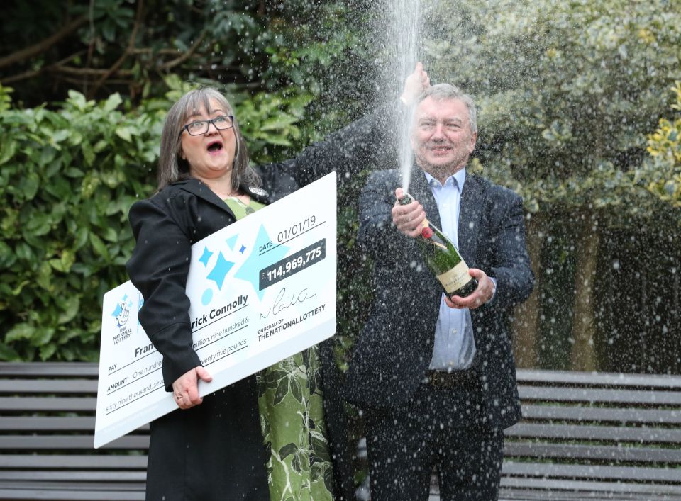 Frances scooped almost £115million in January 2019 and is one of the happiest people you will ever meet