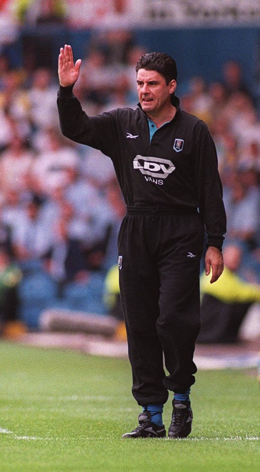 John Gregory earned 13 wins from his first 17 games when he took over at Aston Villa in 1998