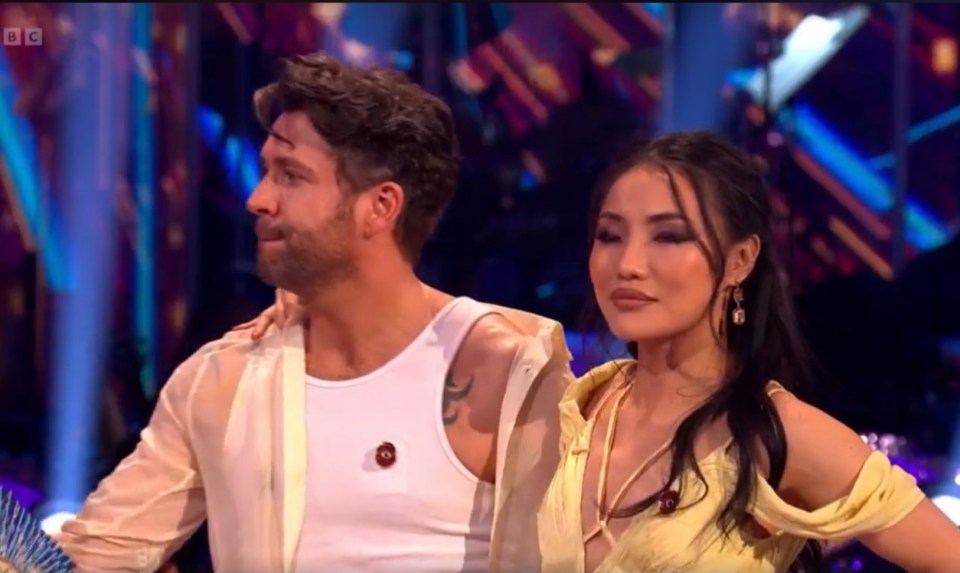 BBC viewers spotted Nancy Wu's reaction after Shirley Ballas cast her vote