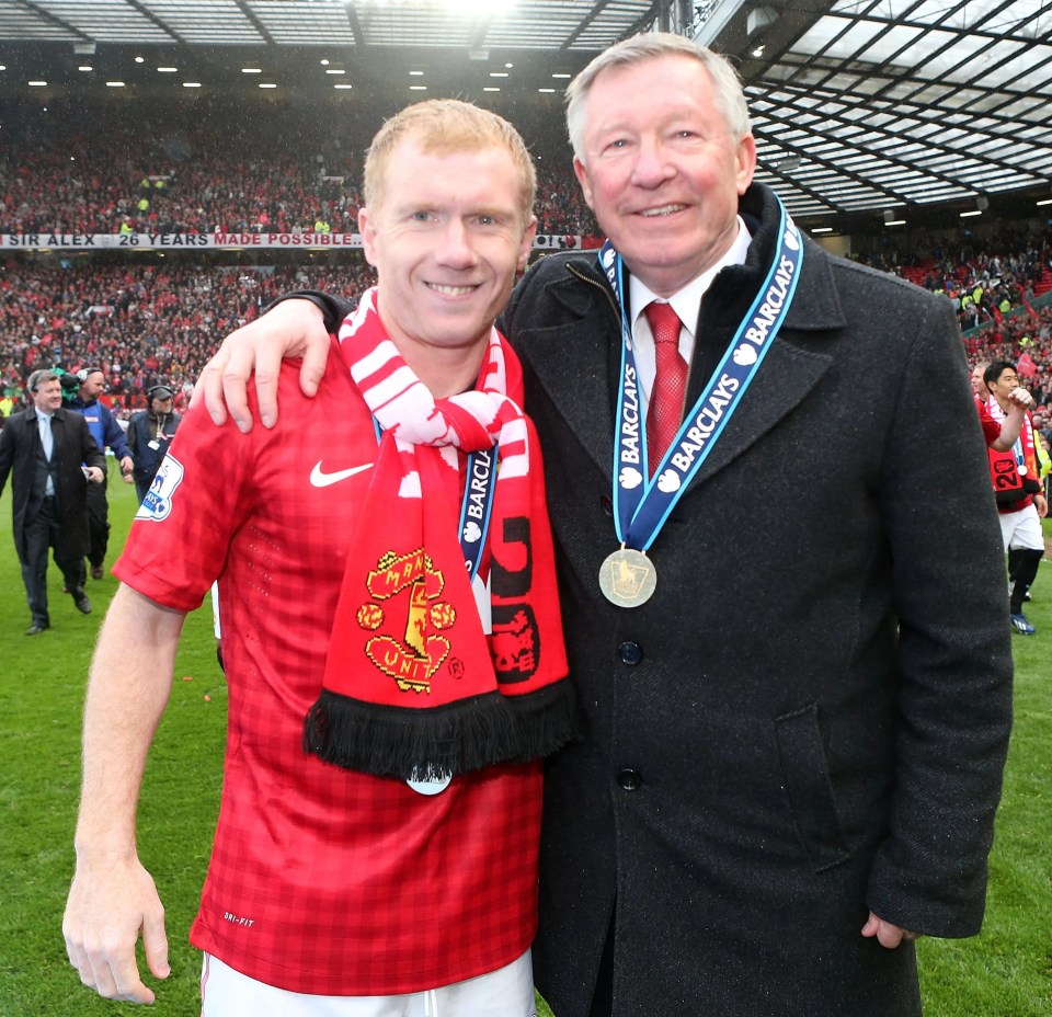 Scholes would go onto win his 11th Prem title in 2012-13