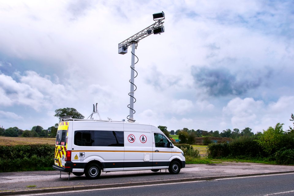 The Acusensus camera can also be deployed on top of a van