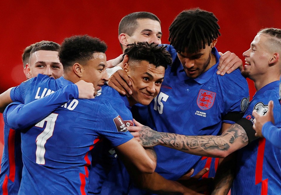 Ollie Watkins scored on his England debut in 2021