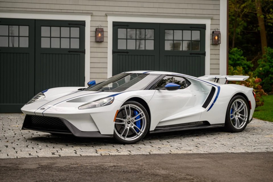 The 2021 Ford GT will go on auction go on auction for a whopping £700,000