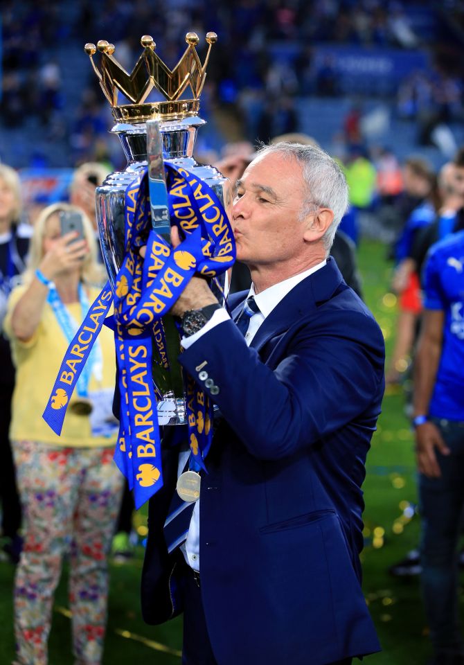 The Italian won the Premier League with Leicester in 2015-16