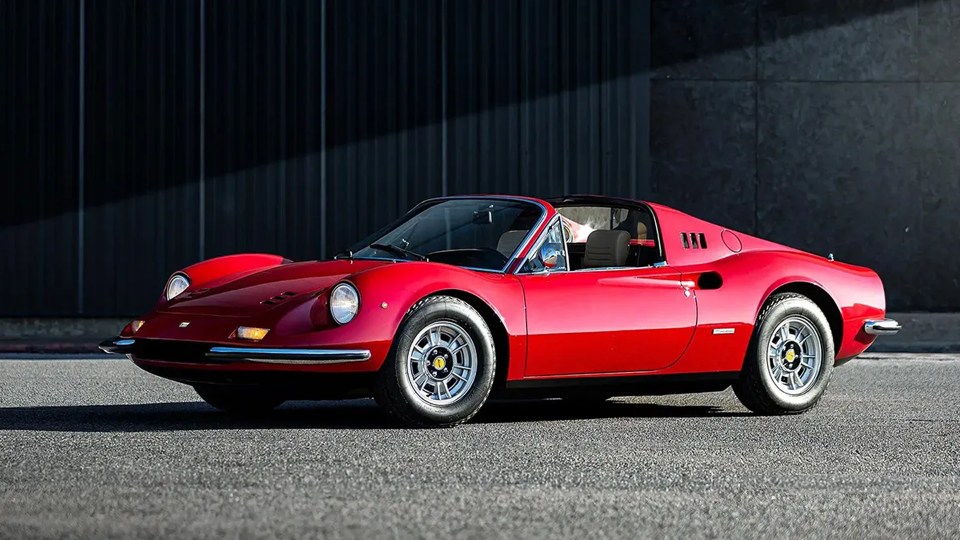 A gorgeous Ferrari Dino is set to sell at an auction - with bidding over £200,000