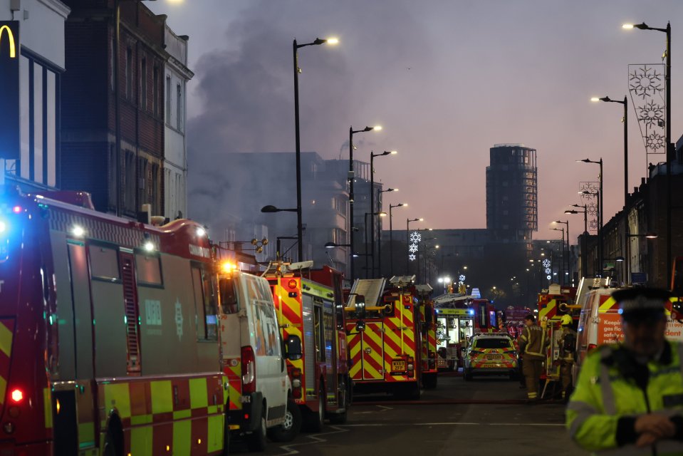 Emergency services swooped on Seven Sisters Road