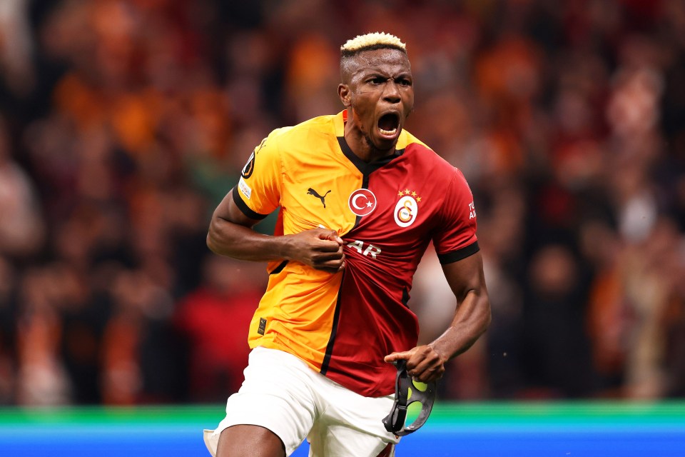 Victor Osimhen bagged a brace to put Galatasary out in front