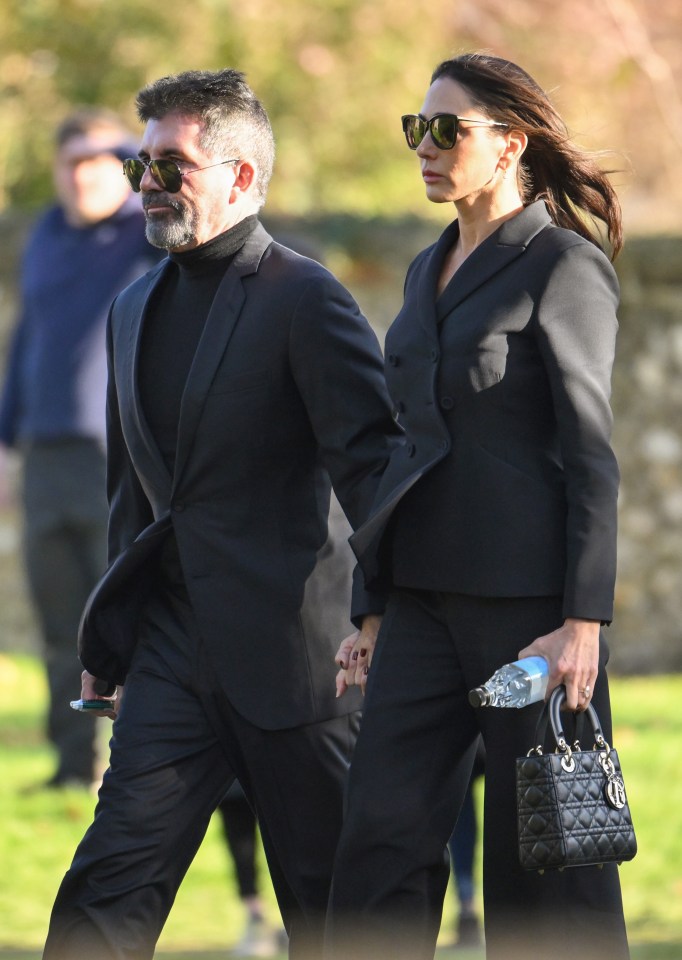 Former X Factor judge Simon Cowell and his fiancée Lauren Silverman