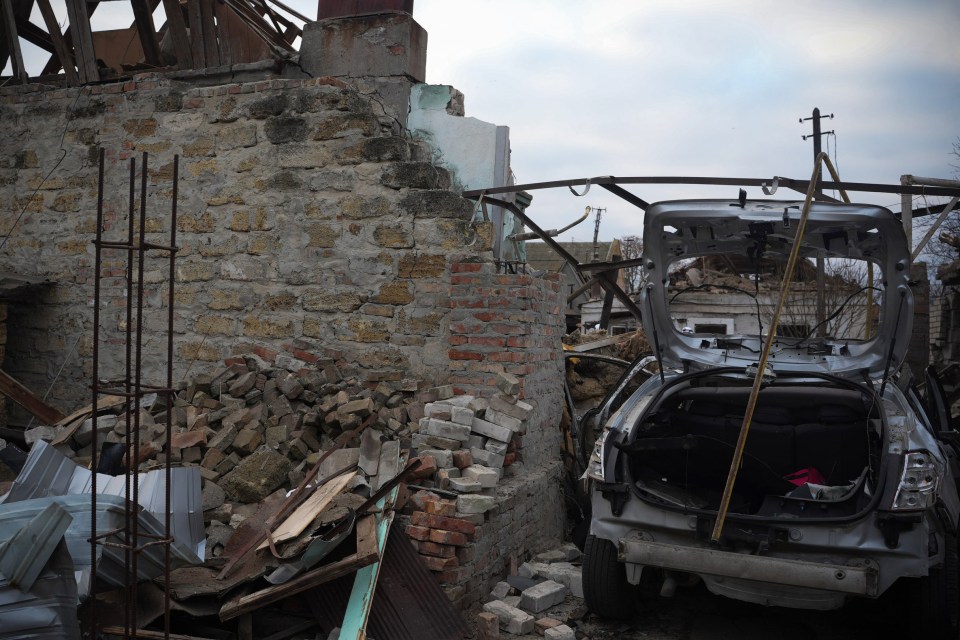 Cars and homes were destroyed after Vlad's brutal drone blitz