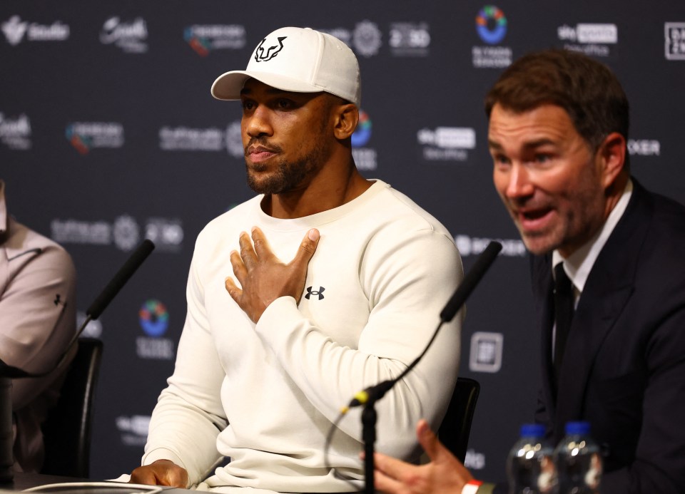 Promoter Eddie Hearn has poured cold water on talk of the former champ's injury being a serious one