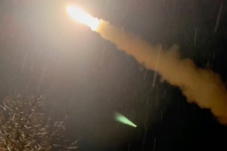 Footage appears to show Ukraine launching an ATACMS rocket into Russia for the first time