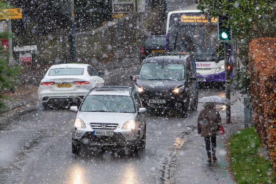 Heavy rains hit Chippenham, Wiltshire