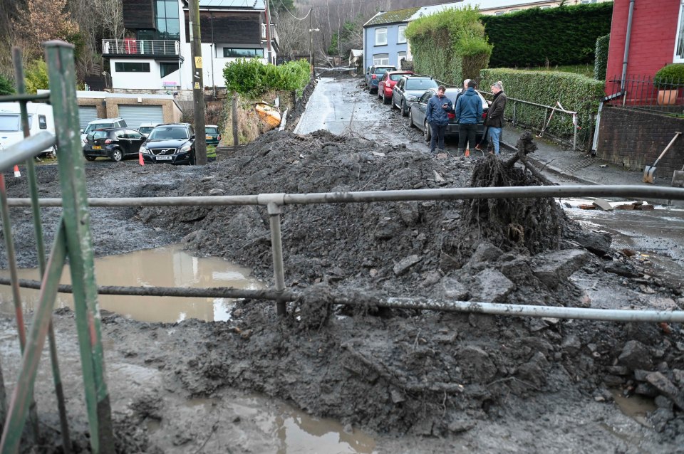 Huge mounds of dirt are blocking the roads