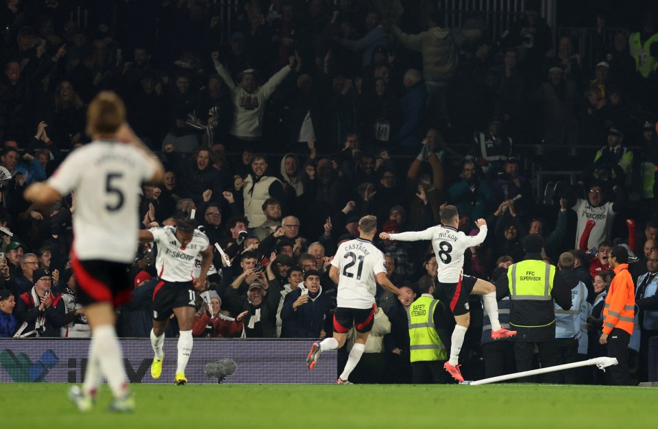 Wilson sparked jubilant scenes at Craven Cottage