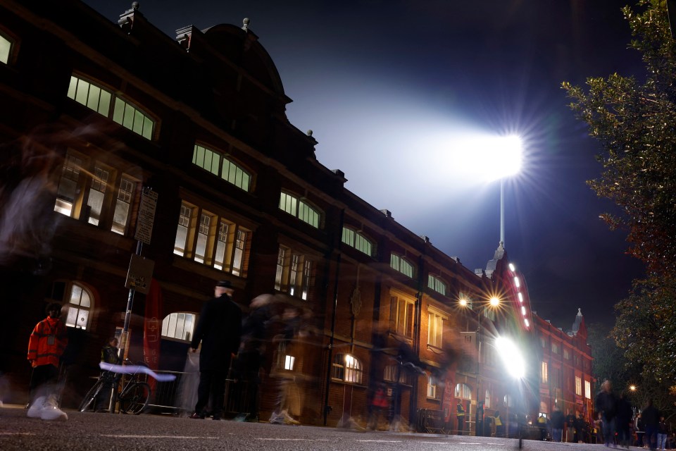 The atmosphere at Fulham's Craven Cottage before their Brentford derby was eerily quiet