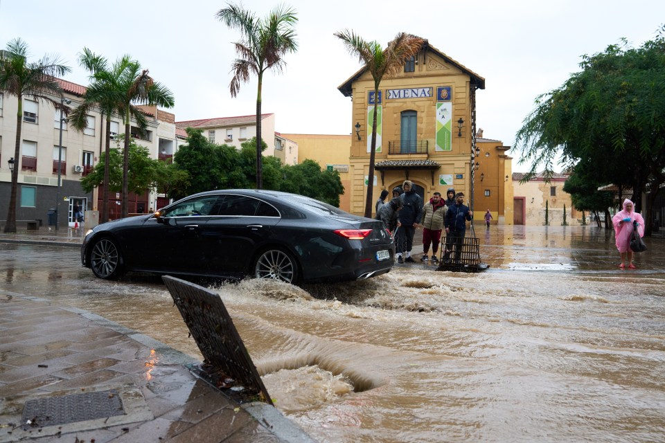 The region received a month's worth of rain in an hour