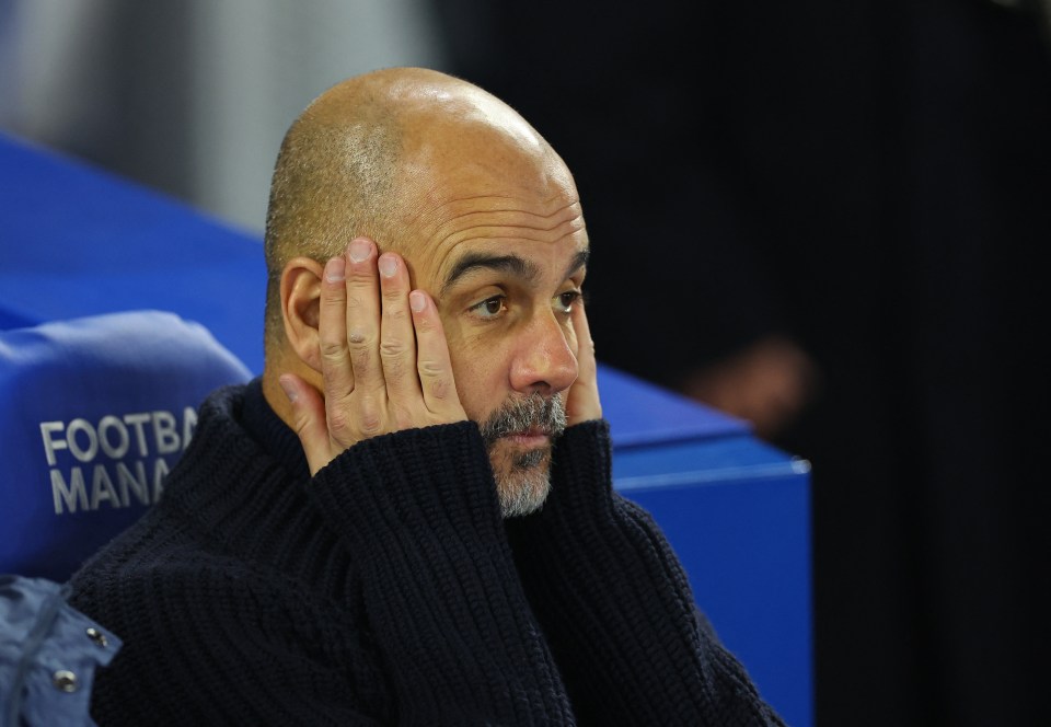 It was a nightmare result for Pep Guardiola