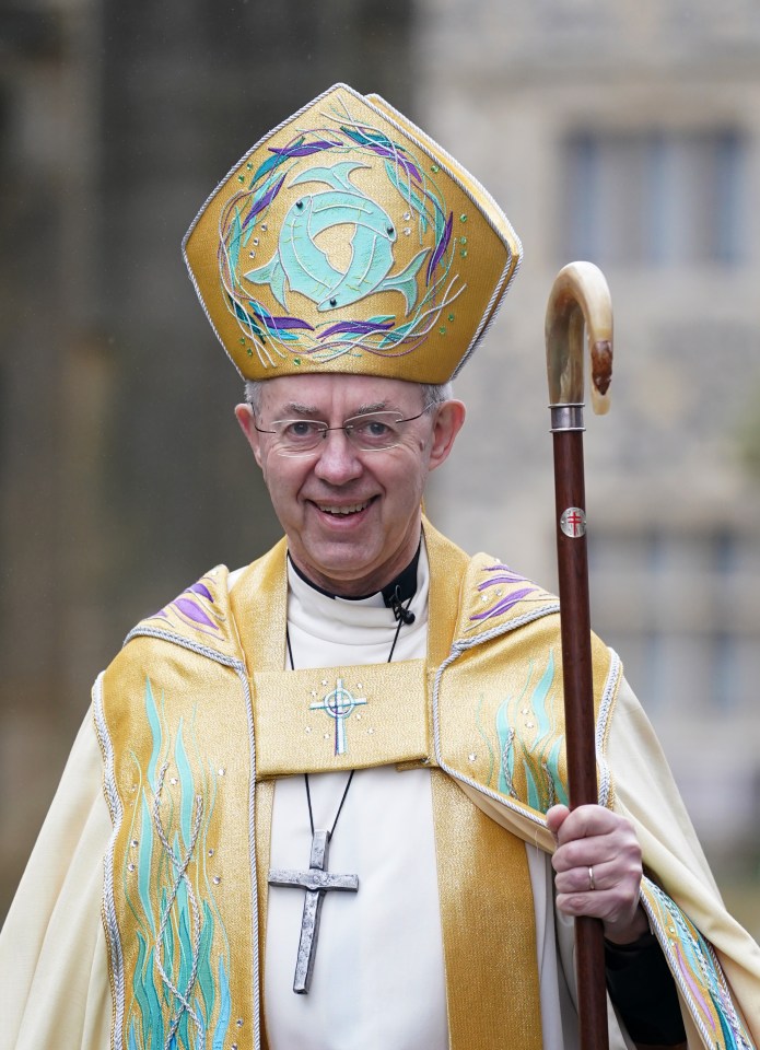 Justin Welby will depart Lambeth Palace with his head entirely connected to the rest of his body