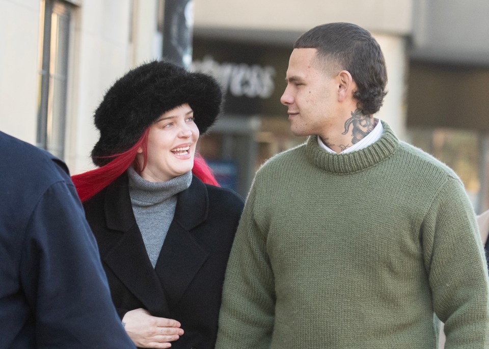 Slowthai, pictured with wife Anne-Marie, allegedly raped two women on a rooftop