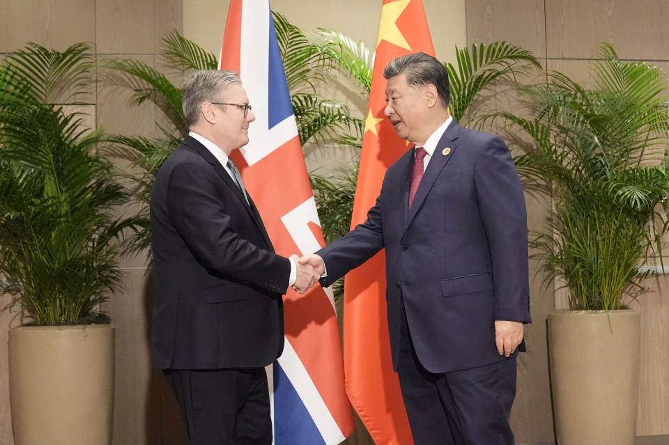 Starmer and Xi meeting in Rio today