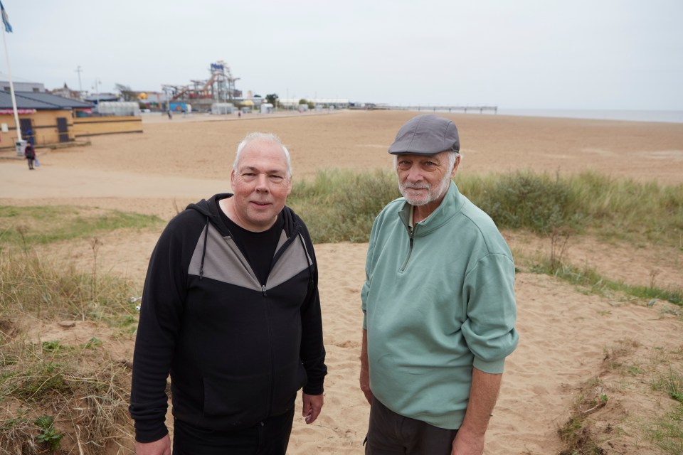 Brothers Duncan and Gerry Pepper, right, say 'Skeg Vegas' is a delight