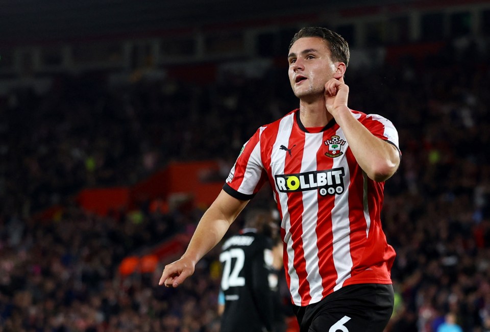 Southampton’s Taylor Harwood-Bellis has earned his first senior call-up