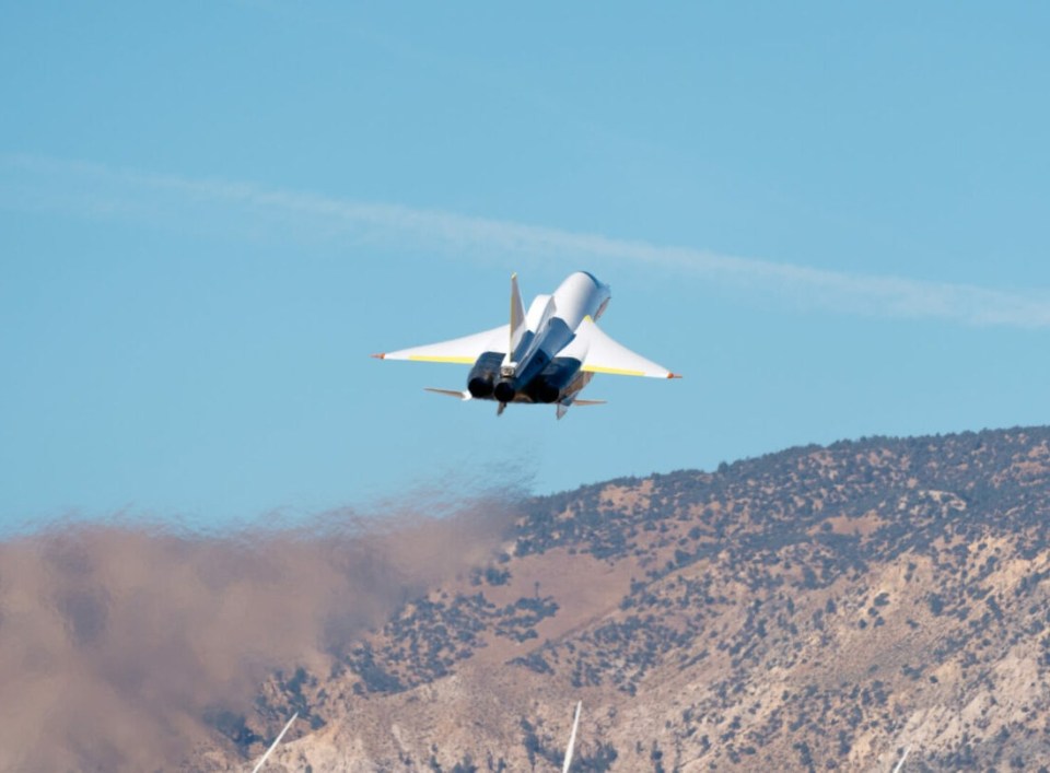 The flight, piloted by Tristan “Geppetto” Brandenburg, lasted approximately 55minutes