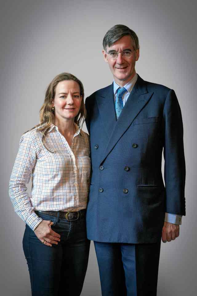 Jacob and his wife Helena Rees-Mogg