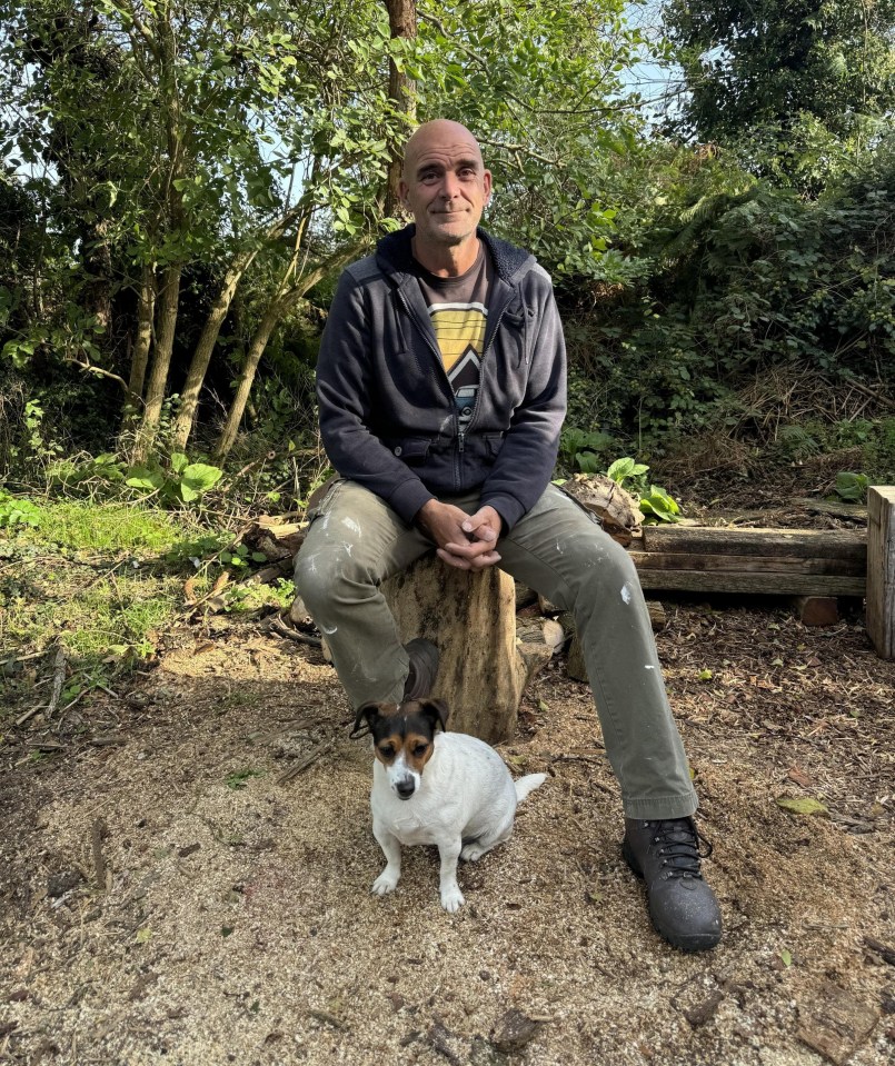 Martin and his dog Biscuit live in a van down a leafy lane in Norfolk