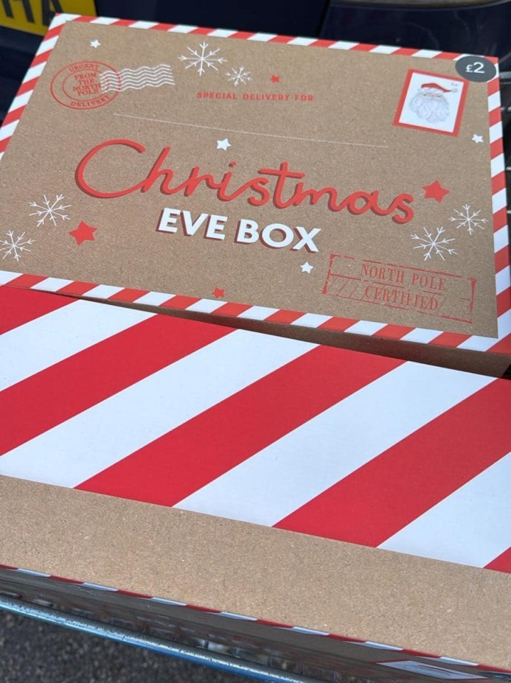 Asda's Christmas Eve box costs as little as £2